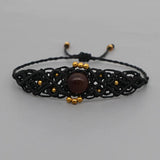 Go2Boho Braided Bracelets Women Natural Stone Waterproof Bracelet