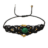 Go2Boho Braided Bracelets Women Natural Stone Waterproof Bracelet