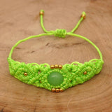 Go2Boho Braided Bracelets Women Natural Stone Waterproof Bracelet