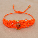 Go2Boho Braided Bracelets Women Natural Stone Waterproof Bracelet