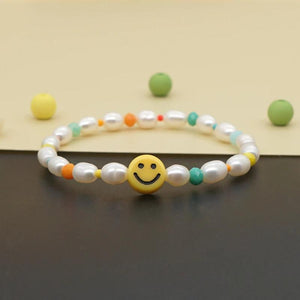 GO2BOHO Bohemian Yellow Beaded Pearl Bracelet