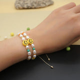 GO2BOHO Bohemian Yellow Beaded Pearl Bracelet