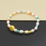 GO2BOHO Bohemian Yellow Beaded Pearl Bracelet