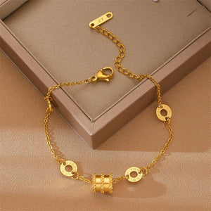 Titanium Steel Bracelet Punk Bracelet Women Men Jewelry