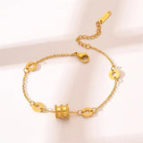 Titanium Steel Bracelet Punk Bracelet Women Men Jewelry