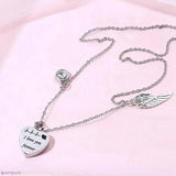 Heart Cremation Urn Necklace Stainless Steel With Fill Kit And Gift Bag