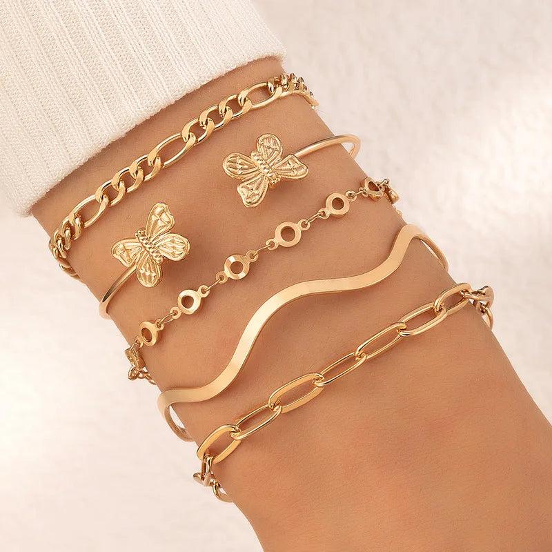 Butterfly Geometric Street Shot Bracelet