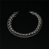 Men's Stainless Steel Vintage Thick Chain Bracelet