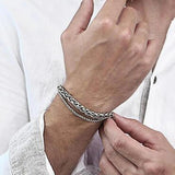 Men's Stainless Steel Vintage Thick Chain Bracelet