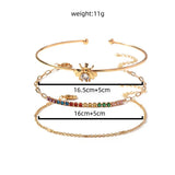 Zircon Bee Bracelet Set Multi-layer Bracelet