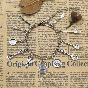 Antique Silver Plated Tableware Set Gift for Women CW003-006
