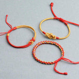 Wishful Knot Charm Bracelet Set