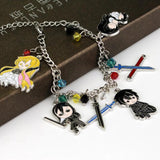 Sword God Domain Crystal Pendant Bangles Bracelet