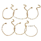 Bohemia Beaded Six Layer Bracelet Set for Women