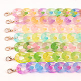 Bohemian Multicolor Acrylic Chain Bracelet for Women
