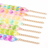 Bohemian Multicolor Acrylic Chain Bracelet for Women