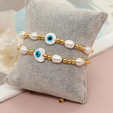 YASTYT Evil Eye Charm Bracelet Beaded Boho Friendship Jewelry Set