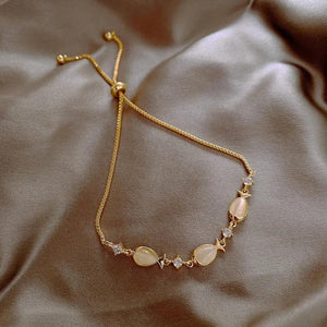 Cat's Eye Stone Fish Bracelet Women's Jewelry
