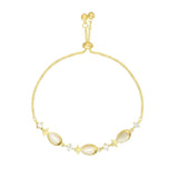 Cat's Eye Stone Fish Bracelet Women's Jewelry