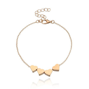 Love Pendant Bracelet Women Metal Hand Jewelry Accessories
