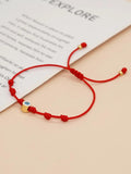 YASTYT Evil Eye Bead Bracelet Red Friendship Bracelets For Women