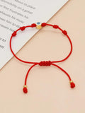 YASTYT Evil Eye Bead Bracelet Red Friendship Bracelets For Women