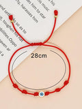 YASTYT Evil Eye Bead Bracelet Red Friendship Bracelets For Women