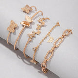 Butterfly Hollow Bangle Geometric Party Jewelry