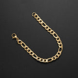 8MM 316L Stainless Steel Plated Chain Bracelet Men's Link Bracelet