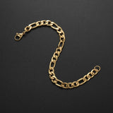 8MM 316L Stainless Steel Plated Chain Bracelet Men's Link Bracelet