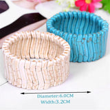 Boho Natural Stone Bracelets Elastic Bohemian Heavy Bracelet Bangle