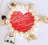 Crystal Pearl Bracelet Pulseiras Feminina Gift Jewelry Women