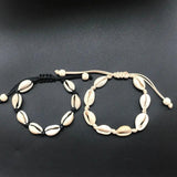 5pcs Adjustable Bohemian Sea Shell Bracelet Ankle Foot Bracelet Women