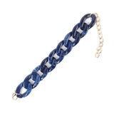 Vintage Lily of the Valley Bracelet Acrylic Bicolor
