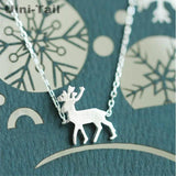 Uini-Tail hot deer 925 Tibetan silver bracelet forest elf literary small fresh