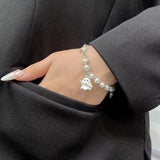 Ghost Beads Rhinestone Chain Bracelets for Couple