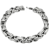Stainless Steel Cuban Link Chain Bracelet for Men