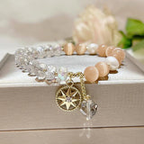 Forean Sweet Crystal Star Fairy Opal Pendant Bracelet