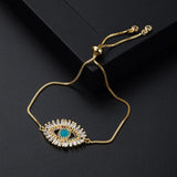 Butterfly Love Copper Gilded Zircon Micro Inlaid Bracelet
