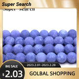 Purple Agat Round Loose Beads Chalcedony 4/6/8/10/12mm DIY Bracelet matte beads