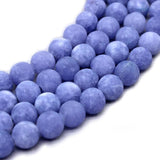 Purple Agat Round Loose Beads Chalcedony 4/6/8/10/12mm DIY Bracelet matte beads