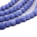 Purple Agat Round Loose Beads Chalcedony 4/6/8/10/12mm DIY Bracelet matte beads