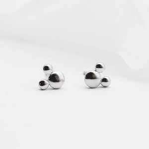 925 Silver Mickey & Minnie Stud Earrings for Girls Kids Birthday