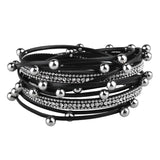Crystal Chain Bohemian Wrap Bracelet for Women