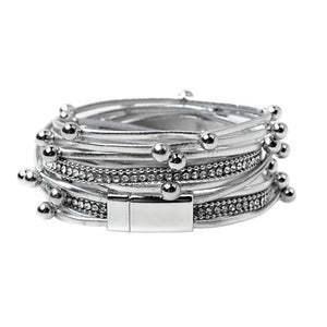 Crystal Chain Bohemian Wrap Bracelet for Women