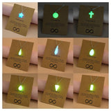 Glow in the Dark Luminous Bead Necklace for Men and Women