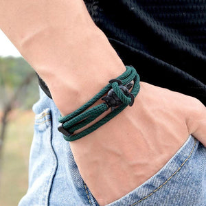 Adjustable Milan Rope Bracelet Marine Life Sea Turtle Bracelet