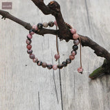 Colorful 6mm Beads Braided Wrap Bracelets For Women Girls Friendship Jewelry