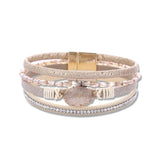 Bohemian Multilayer Leather Wrap Bracelet For Women