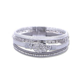 Bohemian Multilayer Leather Wrap Bracelet For Women